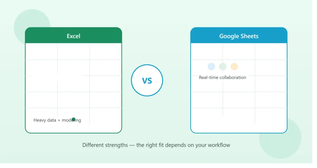 Excel vs Google Sheets for Business Automation: Which to Use?